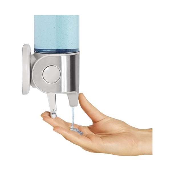Zidni dozator sapuna od nehrđajućeg čelika srebrne boje 880 ml - simplehuman-image-4