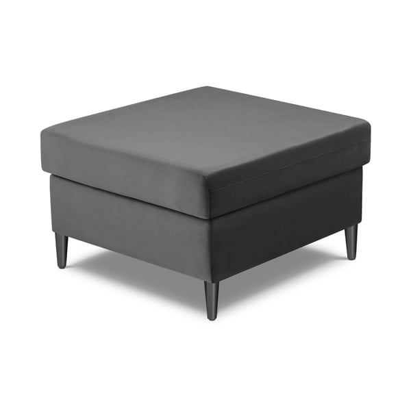 Svijetlo sivi baršunast tabure Kyoto – Cosmopolitan Design-image-2