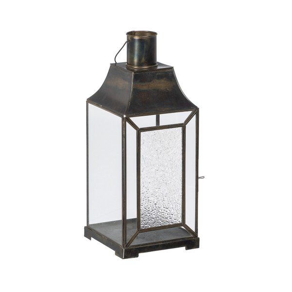Metalna/staklena lanterna (visina 44 cm) – Ixia