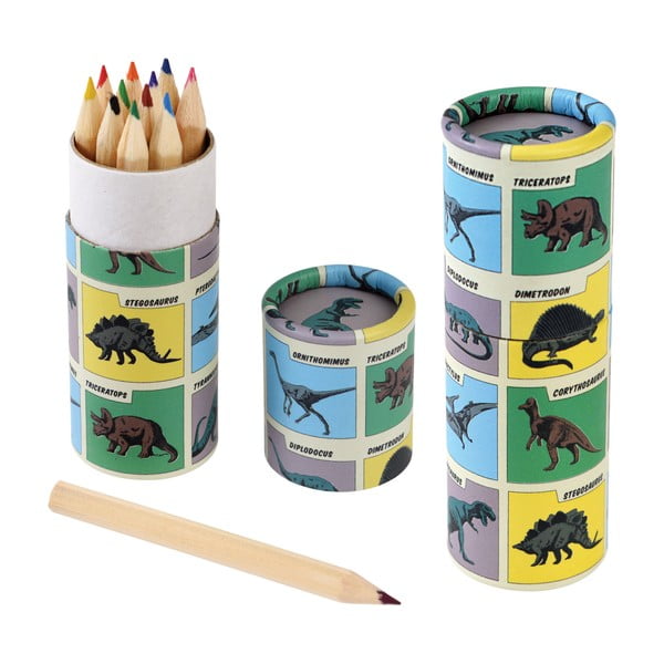 Set bojica 12 kom Prehistoric Land - Rex London-image-2