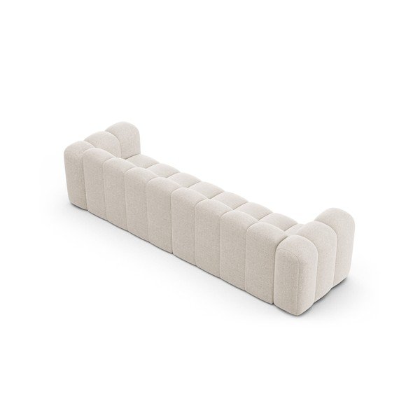 Krem sofa od šenila 290 cm Lupine – Micadoni -image-2