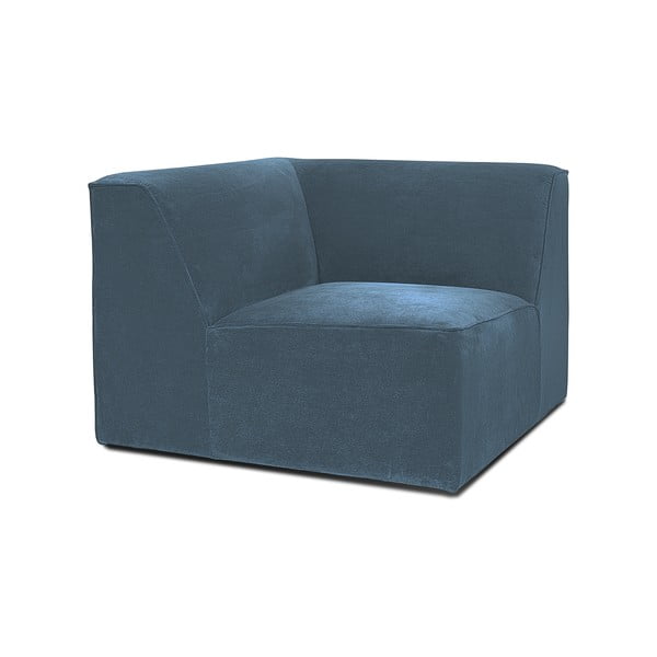 Plava modularna sjedeća garnitura od samta (promjenjiva) Sting – Scandic-image-1