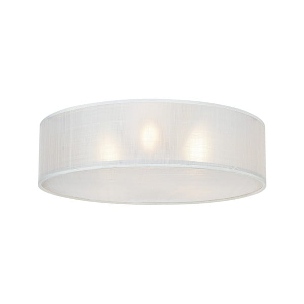 Bijela stropna svjetiljka s tekstilnim sjenilom Haru – Markslöjd