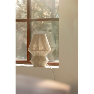 Stolna lampa u prirodnoj boji s tekstilnim sjenilom (visina 34 cm) Razzo – Markslöjd