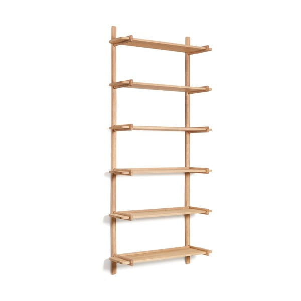 Modularni sustav polica od punog hrasta u prirodnoj boji 90x202 cm Sitra – Kave Home