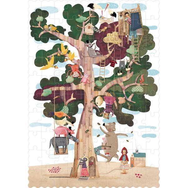 Džepni dvostrani puzzle drvo Londji-image-2