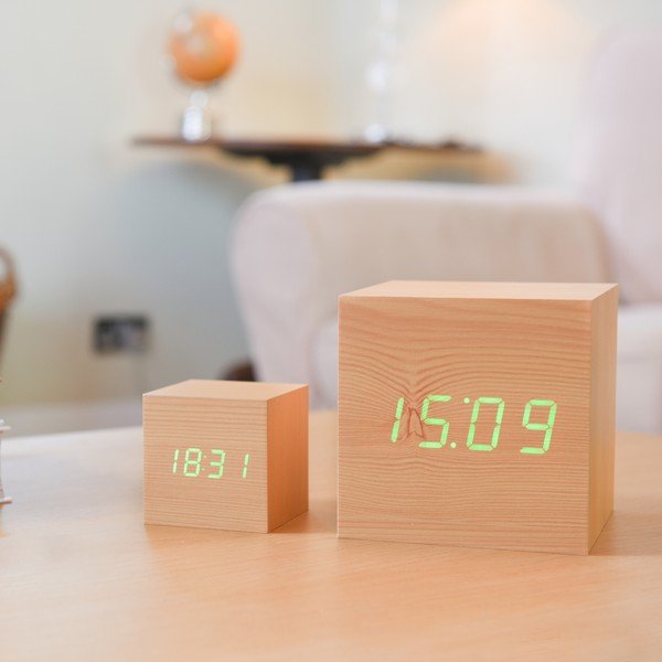LED budilica Kliknite na Clock Maxi Green-image-4