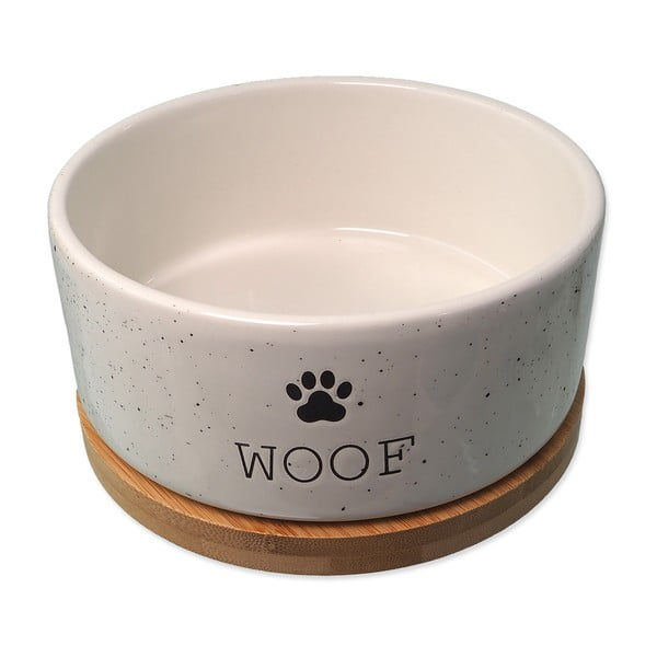 Keramička zdjela za hranu za ljubimce za pse ø 16 cm Dog Fantasy WOOF – Plaček Pet Products