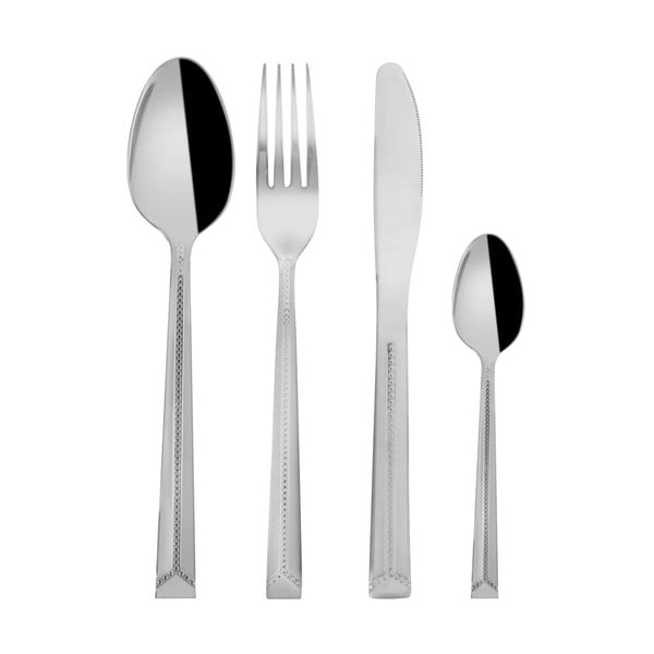 Pribor 24 kom od nehrđajućeg čelika u srebrnoj boji Bright – Orion