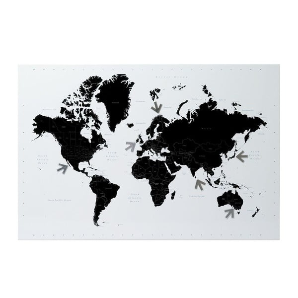 Magnetna ploča Karta svijeta