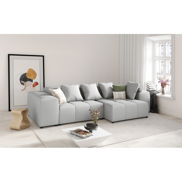 Sivi jastuk za modularnu sofu Rome - Cosmopolitan Design-image-4