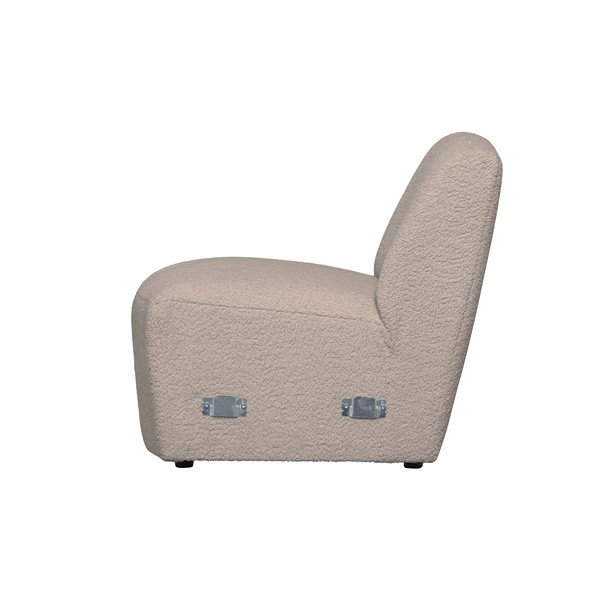 Bež modularna sjedeća garnitura od bouclé tkanine (srednji modul ) Coco  – WOOOD-image-2