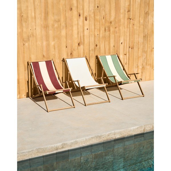 Zelena vrtna ležaljka od masivnog drveta Vilara – Kave Home-image-4