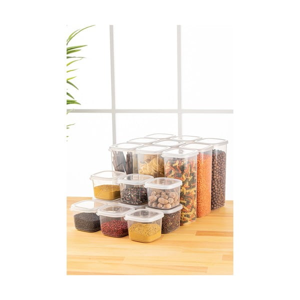 Posude za namirnice u setu 18 kom za čuvanje hrane Fresco – Hermia-image-2
