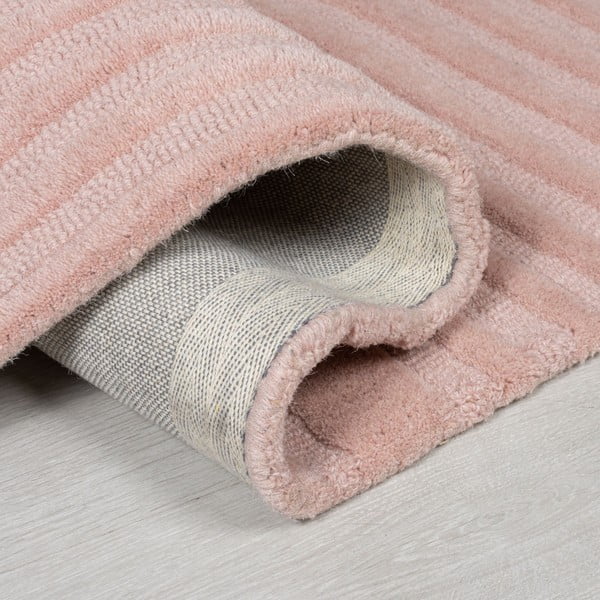 Ružičasti vuneni tepih Flair Rugs Zen Garden, 120 x 170 cm-image-3