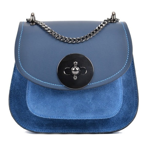 Plava kožna torbica Isabella Rhea Tara