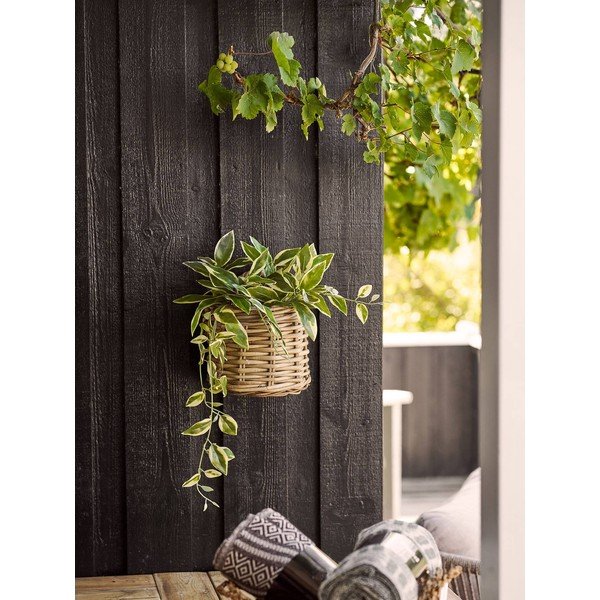 Ukrasna tegla za cvijeće za bilje/viseća i zidna od ratana Keli – House Nordic-image-1