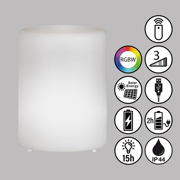 Bijela LED stolna lampa (visina 15 cm) Ceppo – Fischer & Honsel-image-2