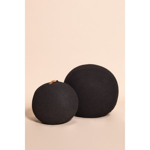 Crni puf Hübsch Gudmund, ø 75 cm-image-3