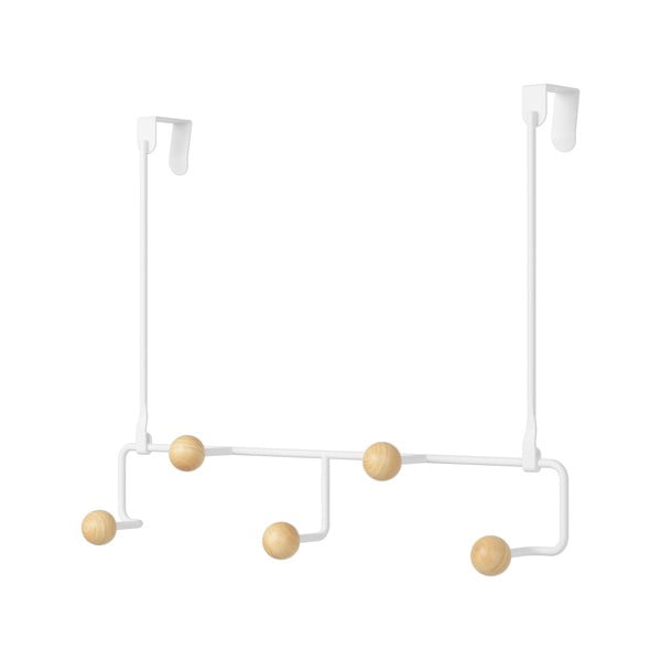 Bijela prirodna metalna vješalica za vrata 39 cm Estique - Umbra-image-3