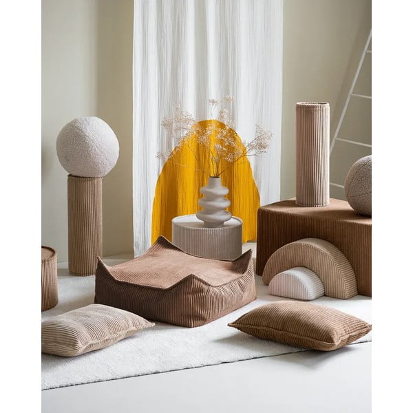 Svjetlo smeđi dječji jastuk za sjedenje od samta Roll – Wigiwama-image-3