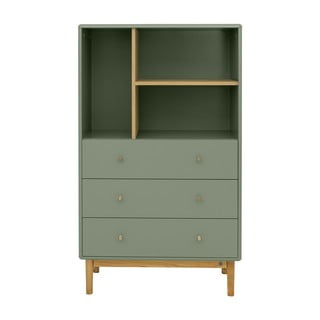 Zelena polica za knjige 80x134 cm Color Living - Tom Tailor for Tenzo