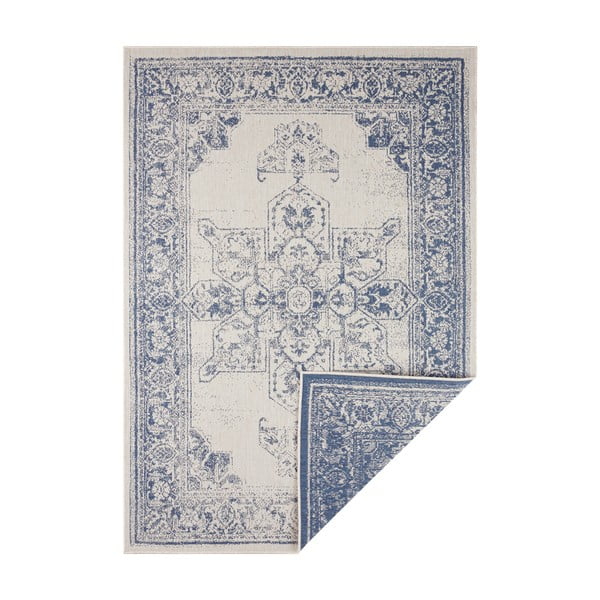 Plavo-krem vanjski tepih NORTHRUGS Borbon, 80 x 150 cm