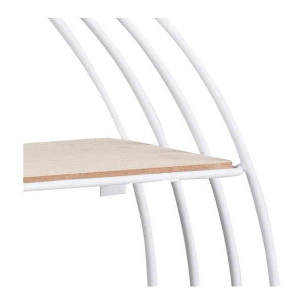 Bijela podna polica od masivne Darkenberg paulovnije - Actona-image-3