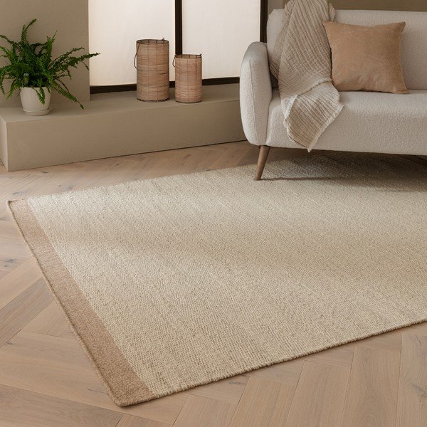 Bež/krem ručno rađen vunen tepih 120x170 cm Lima Sand – Asiatic Carpets-image-1