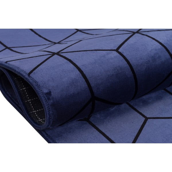 Plavi perivi tepih 180x120 cm - Vitaus-image-3