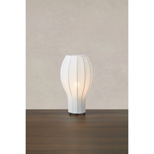 Bijela tekstilna stolna lampa (visina 36,5 cm) Globo – Markslöjd-image-1