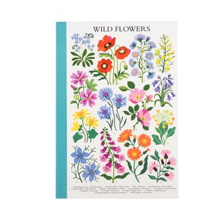 Bilježnica 60 stranica A5 format Wild Flowers - Rex London