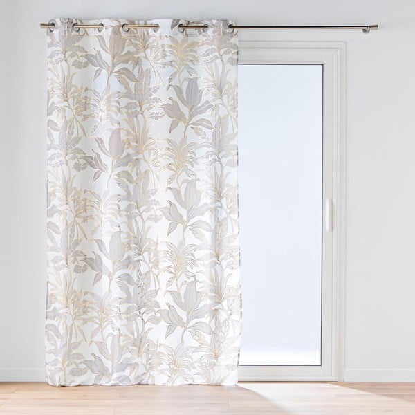 Bež/u zlatnoj boji prozirna zavjesa 135x240 cm Vayana – douceur d'intérieur