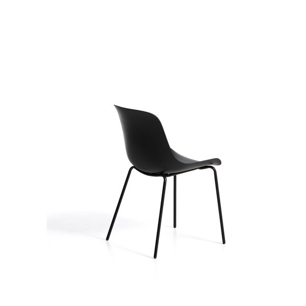 Crna plastična vrtna stolica Altea – Kave Home-image-3