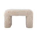 Bež tabure od umjetnog krzna Bobbie – Bloomingville