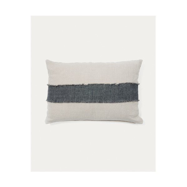 Lanena ukrasna jastučnica 60x40 cm Daf – Kave Home-image-3