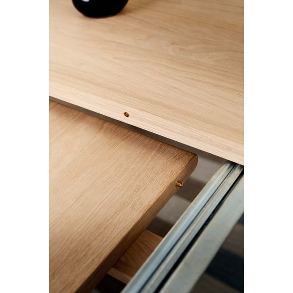 Dodatna ploča za stol od punog hrasta 50x106 cm Miro – Hammel Furniture-image-1