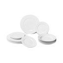 12-dijelni set bijelih porculanskih tanjura Bonami Essentials Imperio
