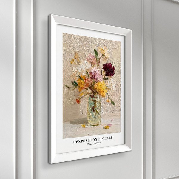 Tiskana slika s okvirom 56x75 cm Sunny Bouquet – Styler-image-3
