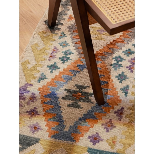 Obostrana/ručno rađena vunena staza 60x190 cm Kamal Oasis – Nouristan-image-3