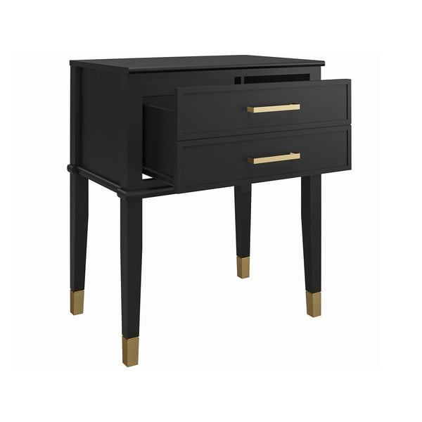 Crni noćni ormarić Westerleigh – CosmoLiving by Cosmopolitan-image-4