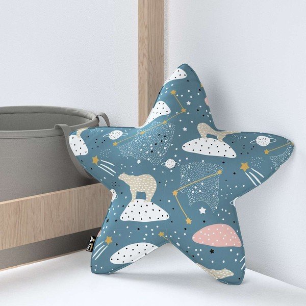 Dječji jastuk Lucky Star – Yellow Tipi-image-1