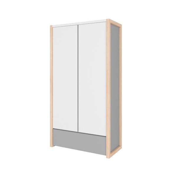 Sivi dvokrilni ormar BELLAMY Pinette-image-1