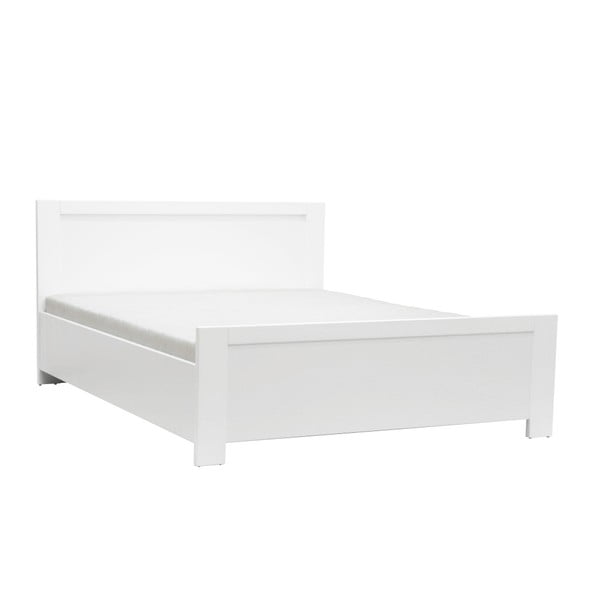 Bijeli bračni krevet Mazzini Beds Sleep, 160 x 200 cm
