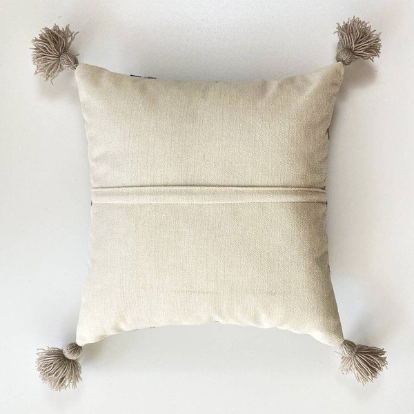 Jastučnica a primjesom lana Joynodes Bethany Tassel, 43 x 43 cm-image-4