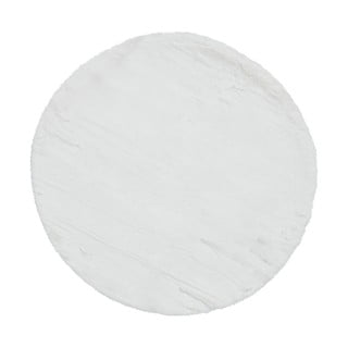Bijeli tepih Think Rugs Teddy, ⌀ 120 cm