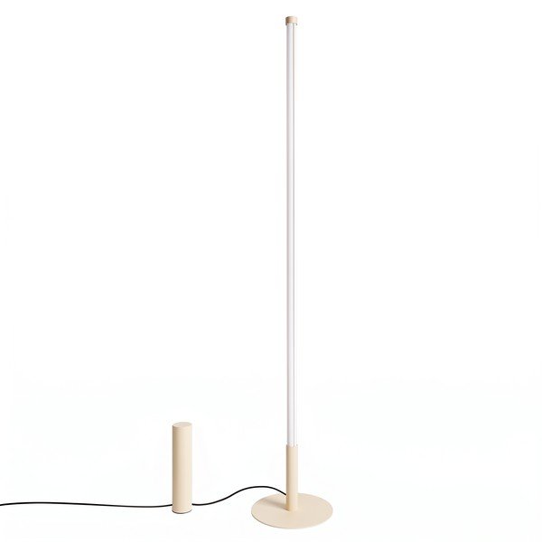 Bež metalna LED stojeća svjetiljka (visina 150 cm) TRANG – Thoro