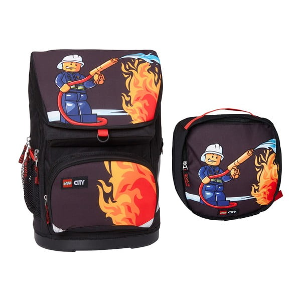 Veliki školski ruksak s LEGO® City Fire torbom