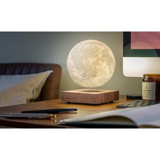 Smeđa LED stolna lampa (visina 14 cm) Moon – Gingko