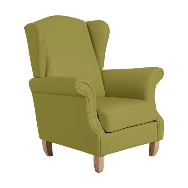 Zelena ušica za fotelju od imitacije kože Max Winzer Verita
